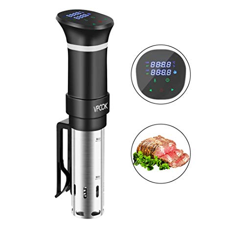 Vpcok Sous Vide Precision Cooker, 1100 Watts, 100-120V, Recipe Included