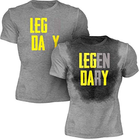 Sweat Activated Men's Gym Shirt | Leg Day | Workout Fitness T-Shirt Original