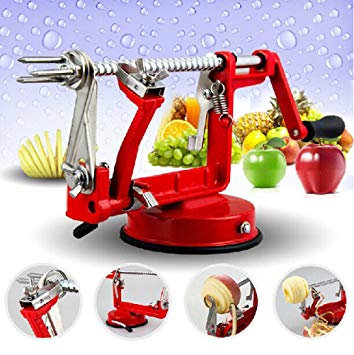 Bekith Apple and Potato Peeler Slicer & Corer with Suction Base, Works for Apples, Potatoes, Pears