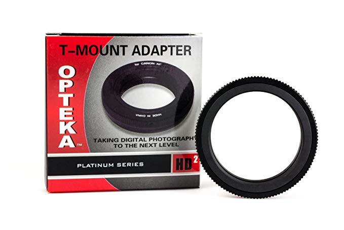 Opteka T-Mount Adapter for Nikon D3, D3S, D3X, D40, D40x, D50, D60, D70, D80, D90, D100, D200, D300, D300S, D700, D3000, D3100, D5000, D5100 and D7000 Digital SLR Cameras