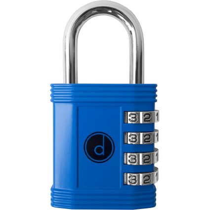 4 Digit Combination Padlock - Lock for Gym, Employee & School Locker, Hasp, Fence and Storage