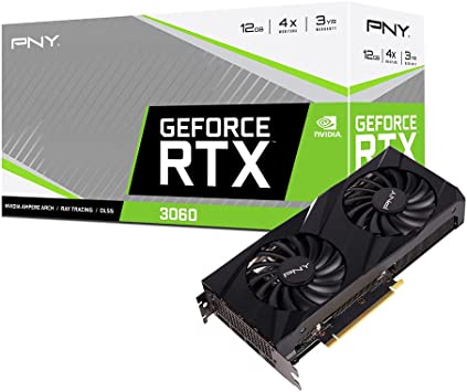 PNY GeForce RTX™ 3060 12GB Verto Dual Fan Graphics Card