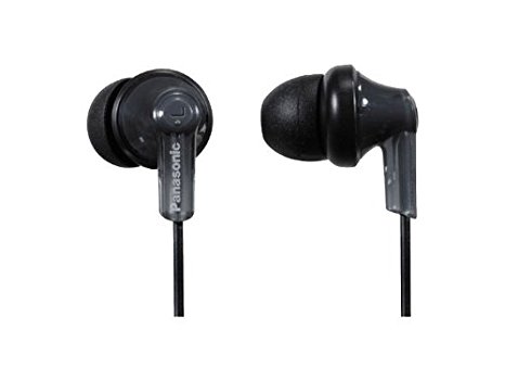 Panasonic RP-HJE120-PPK In-Ear Headphone, Black