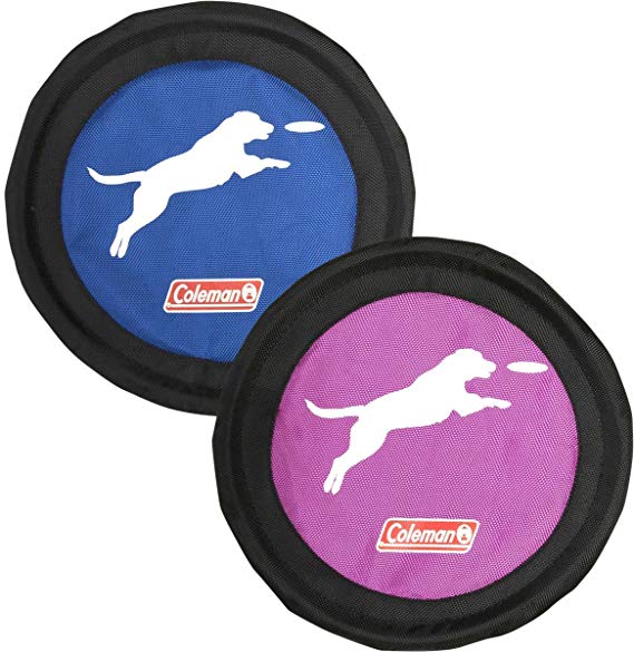 Coleman Dog Flying Disc Frisbee (2 Pack)