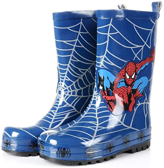 Spider-Man Boy Kids Wellington Boots Wellies Rain Boot (Toddler/Little Kid)