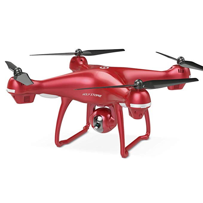 Holy Stone HS100 Drone with 1080p HD Camera FPV Live Video RC Quadcopter with GPS Return Home Function Follow Me and Altitude Hold, Drone for Beginners, Kids and Adults, Color Red