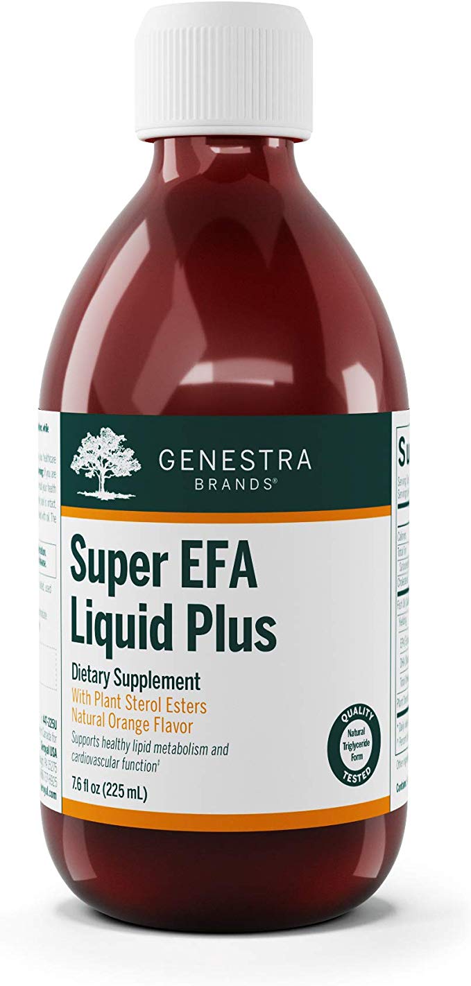 Genestra Brands - Super EFA Liquid Plus - Essential Fatty Acid Formula with Plant Sterols - 7.6 fl oz (225 ml)
