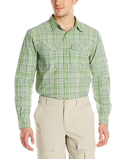 Columbia Sportswear Mens Silver Ridge Plaid Long Sleeve Shirt