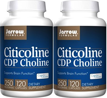 Jarrow Formulas - Citicoline (CDP Choline) 250 mg - -120 caps (Pack of 2)