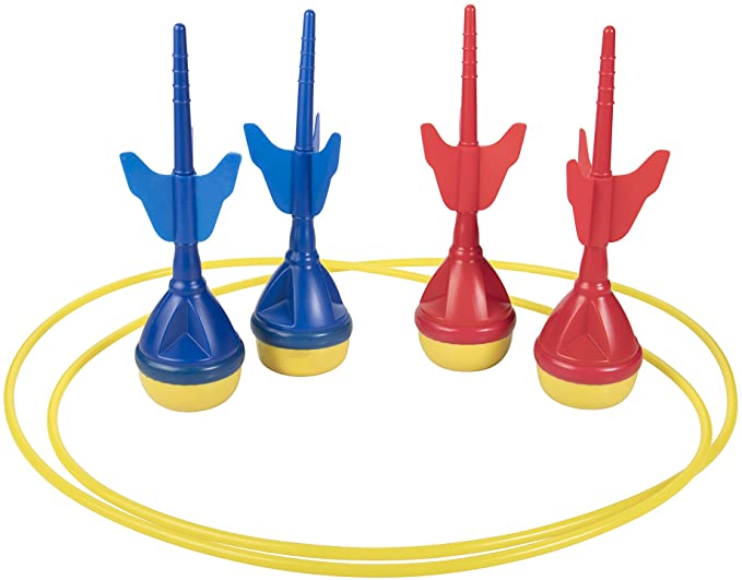 Triumph Lawn Darts - Includes 4 Darts and 2 Target Rings and 1 Carrying Case