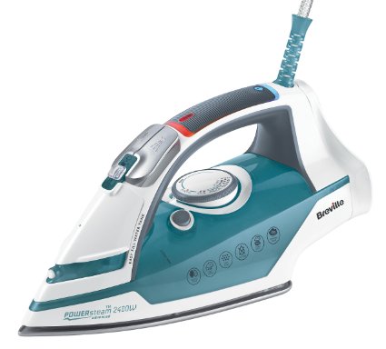 Breville Power Steam Advanced Iron, 0.25 Litre, 2400 Watt, Blue