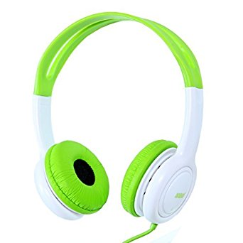 Jaras® Kids Over the Ear Wired Headphones Volume Limited for Kids - Green