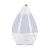 Crane Drop Shape Ultrasonic Cool Mist Humidifier with 23 Gallon output per day - White