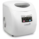 Ivation Portable High Capacity Ice Maker wLCD Display - 28-Liter Water Reservoir 3 Selectable Cube Sizes - Yield of up to 265 Pounds of Ice Daily