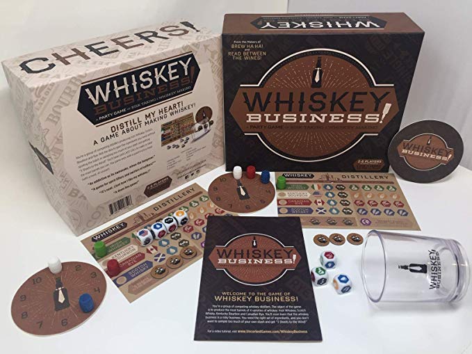 UNCORKED! Games Whiskey Business! The Party Game of Risk Taking & Whiskey Making