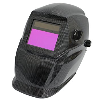 Antra Solar Power Auto Darkening Welding Helmet with Viewing Size 3.78"X2.07" Variable Shade 4/9-13 AF350 Filter ADF Extra lens cover Meets ANSI CSA