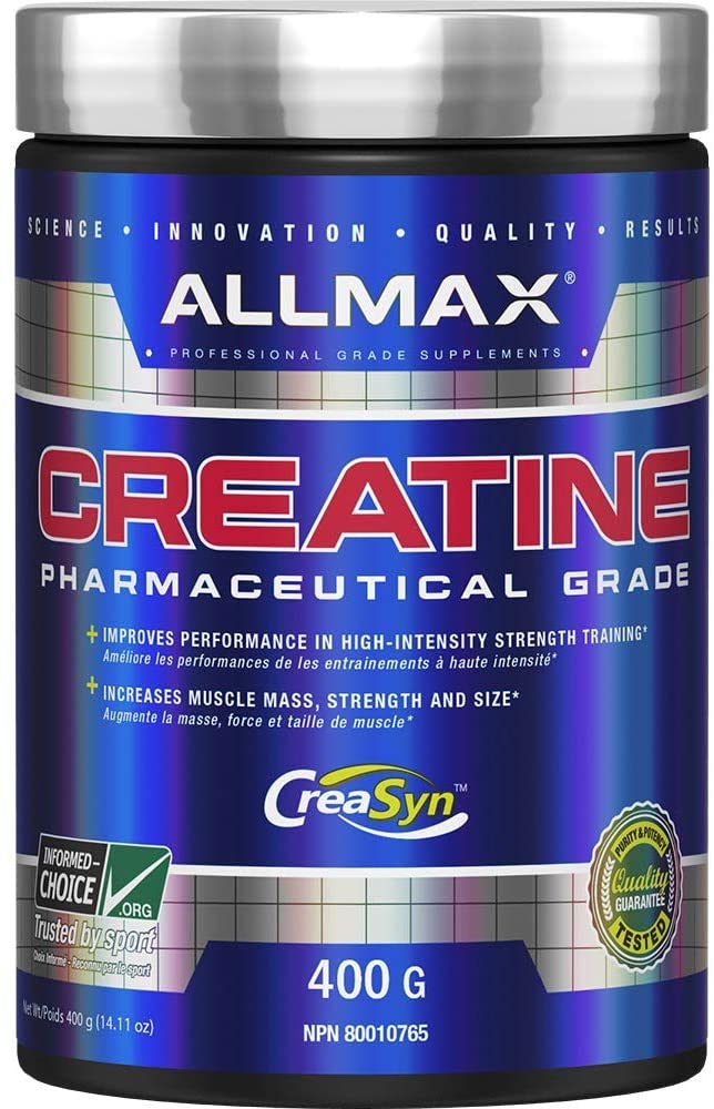 Allmax Pure Micronized Creatine Monohydrate Pharmaceutical Grade 400 Gram Strength