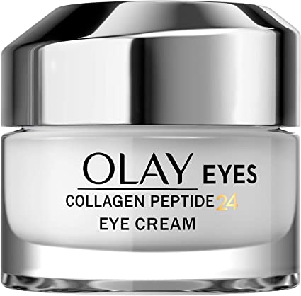 Olay Collagen Peptide 24 Eye Cream, Olay's Highest Concentration In Collagen Peptides, Anti-Ageing Skin Treatment Without Fragrance, Firming Eye Cream, Strong And Glowing Skin In 14 Days, 15 ml