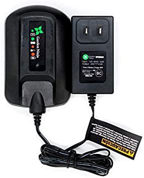 Garden NINJA Charger for Worx 18V and 20V Lithium Ion Batteries WA3520 and WA3525, compatible with WA3742