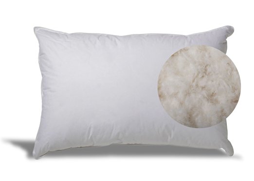 Extra Soft Down Filled Pillow for Stomach Sleepers w/ Cotton Casing - Made in the USA, Queen