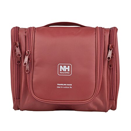 Estarer Travel Kit Organizer Hanging Toiletry Bag Cosmetic Bag Pink