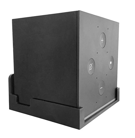 Dot Genie Easy Hanging TV Wall Mount for Cube Shaped Video Streamers and Voice Assistants Totally Hides Cords. Improves Microphone Response. Improves Visibility. Quick Install.