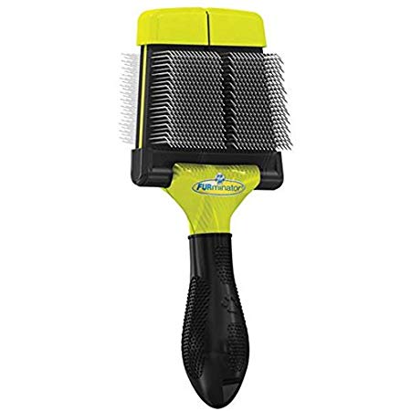 FURminator Soft Grooming Slicker Brush, Dogs, Small or Large