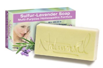 Sulfur-Lavender Soap by Naturasil 4 oz