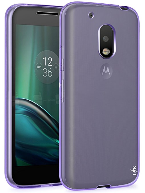 Moto G Play Case, LK Ultra [Slim Thin] Scratch Resistant TPU Rubber Soft Skin Silicone Protective Case Cover for Motorola Moto G4 Play (Purple)