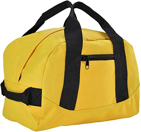 12" Mini Two Tone Duffle Bag