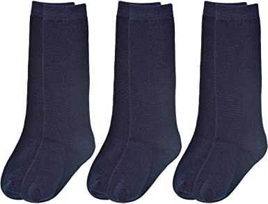 Vearin Knee High Socks for Girls, Knee High School Uniform Seamless Socks