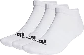 adidas Unisex Cushioned Low-Cut Socks 3 Pairs Sneaker Socks