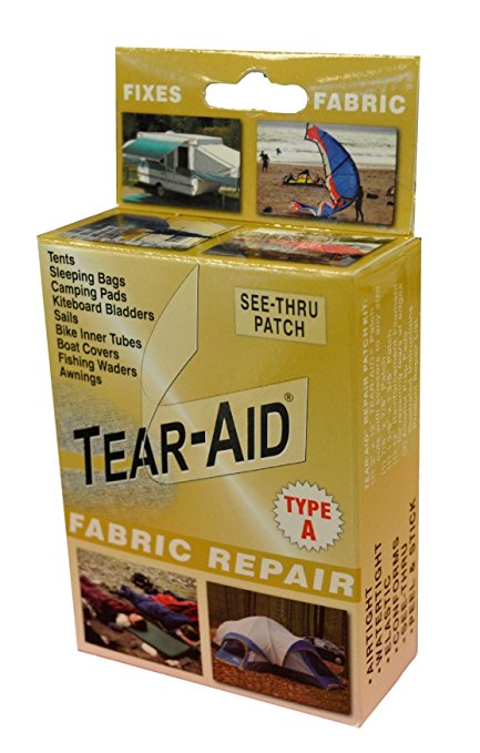 Tear-Aid Fabric Repair Kit, Gold Box Type A