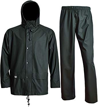 Navis Marine Rain Suit for Men Heavy Duty Workwear Waterproof Jacket with Pants 3 Pieces
