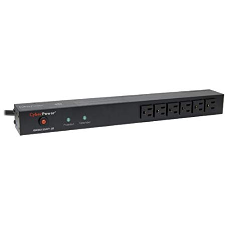 CyberPower RKBS15S6F8R 15A 14-Outlet 1U RM Rackbar Surge Suppressor