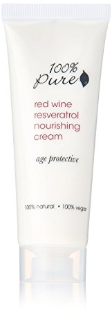 100% Pure Red Wine Resveratrol Nourishing Cream, 1.6 Fluid Ounce