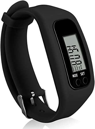 Bomxy Fitness Tracker Watch ,Simply Operation Walking Running Pedometer with Calorie Burning and Steps Counting Easy use Step Tracker