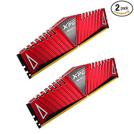 ADATA XPG Z1 DDR4 2400 MHz (PC4 19200) 16GB (2x8GB) Memory Modules, Red (AX4U240038G16-DRZ)