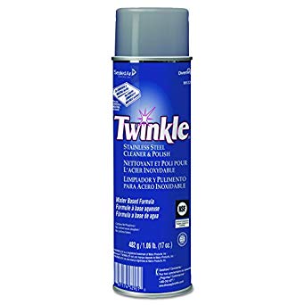 Twinkle 991224 Stainless Steel Cleaner & Polish, 17oz Aerosol (Case of 12)