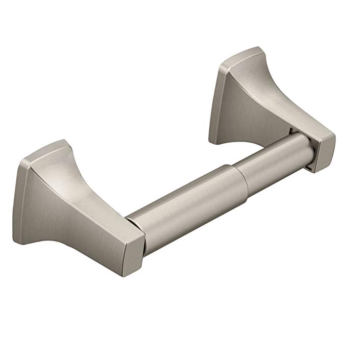 Moen P5050BN Donner Contemporary Toilet Paper Holder, Brushed Nickel