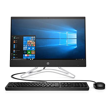 HP All in One AMD Ryzen 3 21.45-inch FHD Desktop (8GB/256 GB SSD   1TB HDD/Windows 10/MS Office 2019/Jet Black/7.8kg) 22-c1062in