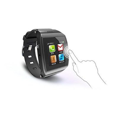 Upro Bluetooth Smart Watch Phone Wristwatch Touch Screen Support SIM TF Pedomete Anti-lost for Smartphone IOS Android Samsung HTC Sony Blackberry