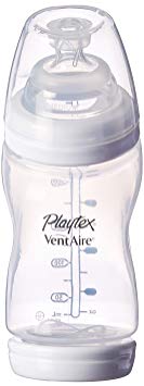 Playtex VentAire Advanced Wide Baby Feeding Bottle 9 oz (Pack of 5)