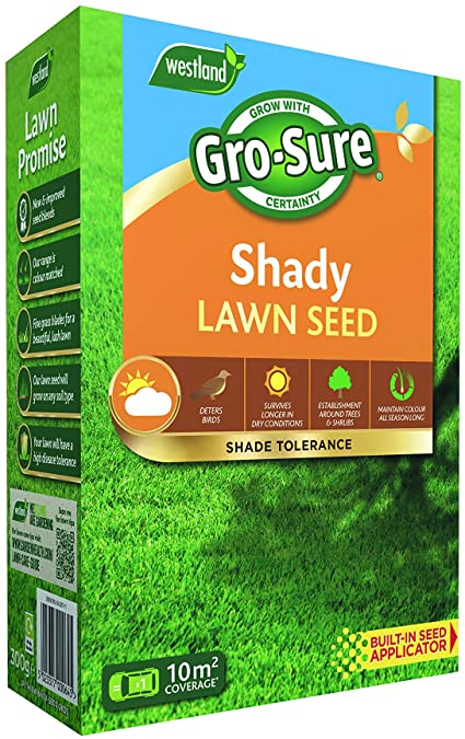 Gro-Sure Shady Lawn Seed, 10 m2, 300 g