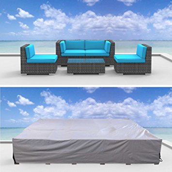 Urban Furnishing Premium Outdoor Patio Furniture Cover (6.8' x 6.8' x 2.3')