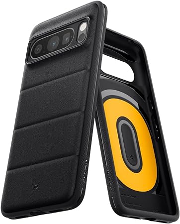 Caseology Athlex for Google Pixel 8 Pro Case, [Sandstone Texture], Side Grip Patterns Phone Cover for Google Pixel 8 Pro - Active Black