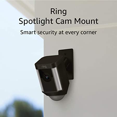 Spotlight Cam Mount HD Security Camera, Black