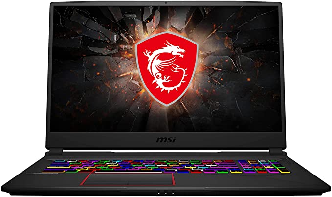 MSI GE75 Raider Gaming Laptop: 17.3" 240Hz Display, Intel Core i7-10750H, NVIDIA GeForce RTX 2070 Super, 32GB RAM, 512GB NVMe SSD   1TB HDD, Win10, Black (10SFS-477)