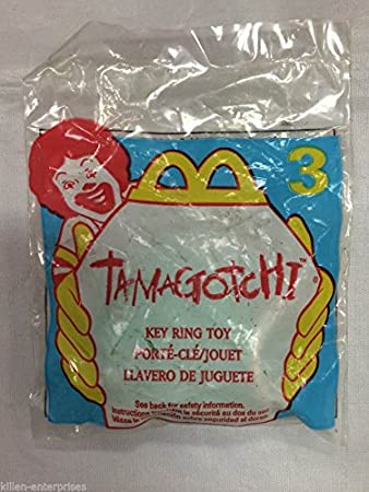 Qiyun Tamagotchi Happy Meal Key Ring Toy 3 McDonalds 1998