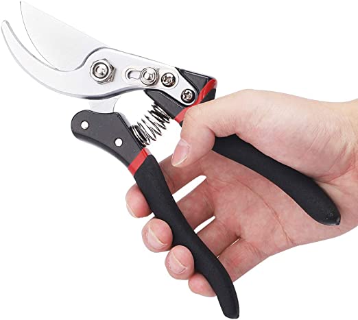 N / A Pruning Shears Hand Pruner Garden Hand Tools Scissors,Black,8.3 inch